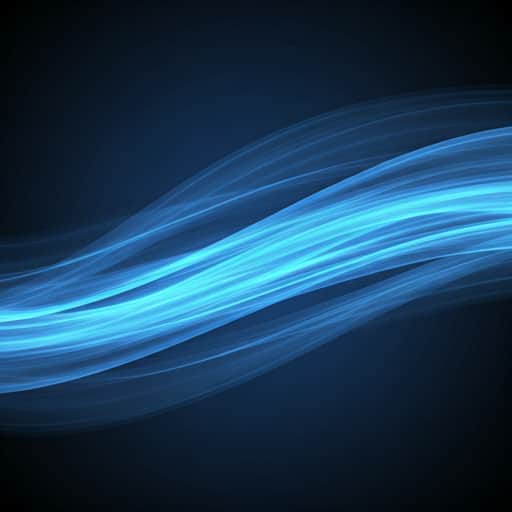 Flowing neon digital art