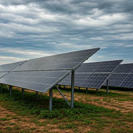 Large-scale ground-mount solar farm