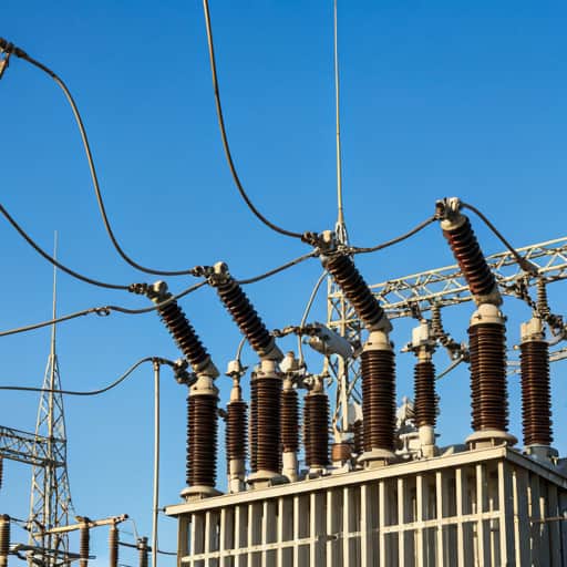 High-voltage substation transformer
