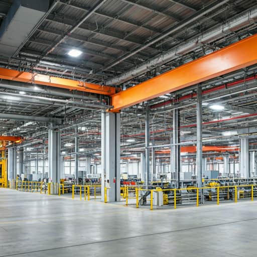 Industrial manufacturing floor