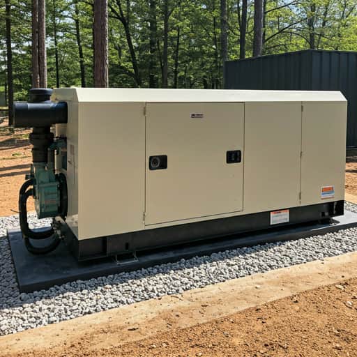 Commercial backup generator system