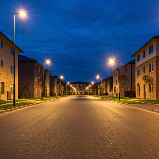 Residential neighborhood street lighting